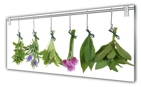 Tablouri acrilice Petale Floral Verde Violet Roșu
