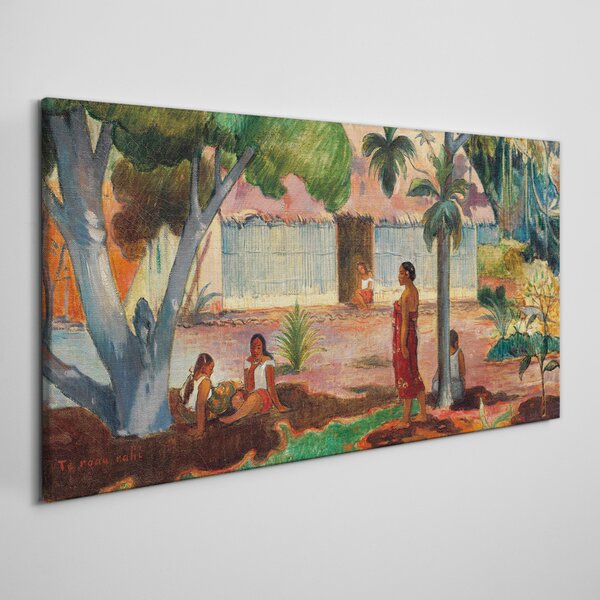 Tablou canvas satul băștinașilor Gauguin