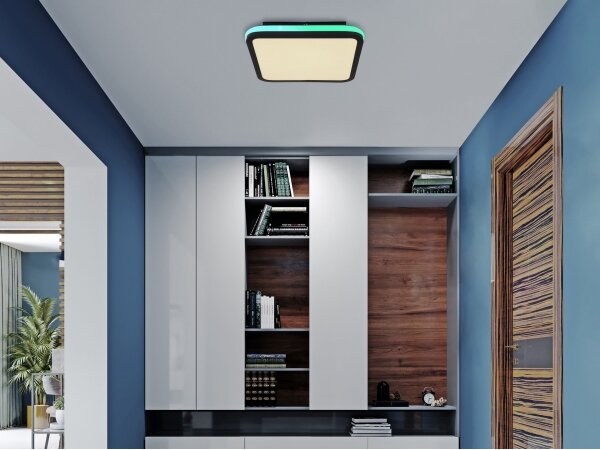 Plafonieră LED RGBW dimabilă JAXXI LED/40W/230V Globo 41391-40 + telecomandă