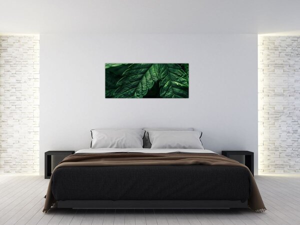 Tablou - Detaliu al foii (120x50 cm)