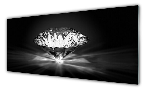 Tablou pe sticla Diamond Art negru