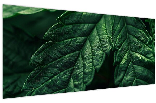 Tablou - Detaliu al foii (120x50 cm)