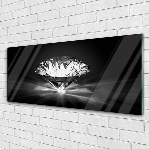 Tablou pe sticla Diamond Art negru
