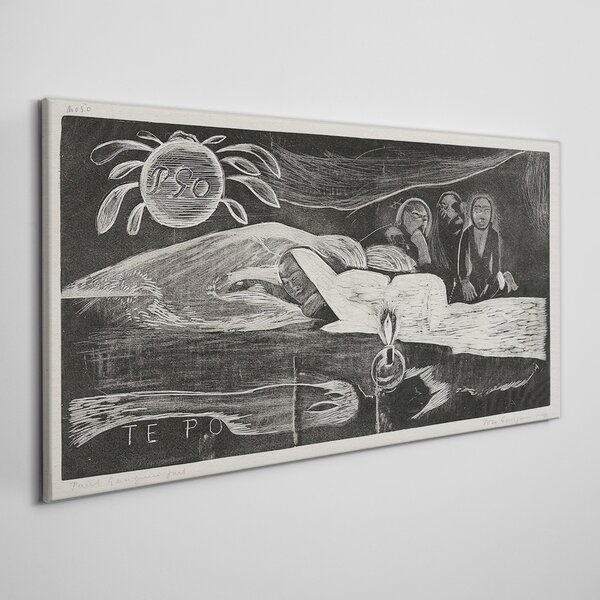 Tablou canvas Te Po Long Night Gauguin