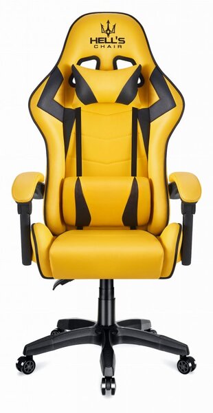 Scaun de gaming HC-1007, galben
