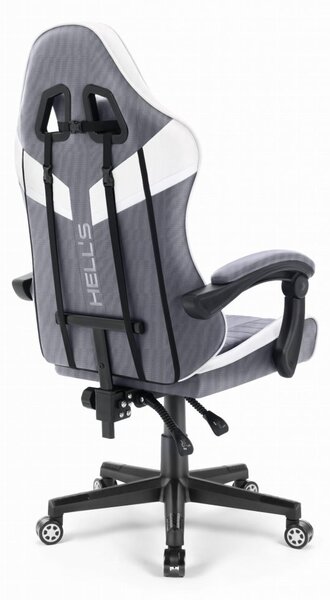 Scaun gaming HC-1004 gri-alb