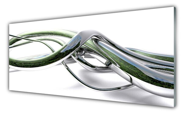 Tablouri acrilice Abstract Art Silver Green