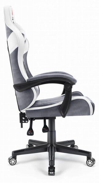 Scaun gaming HC-1004 gri-alb