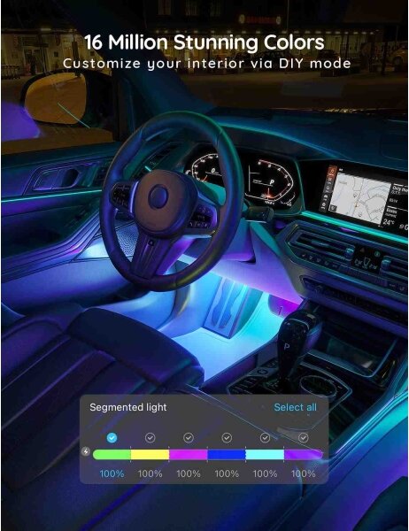 Benzi LED RGBIC auto inteligente Govee