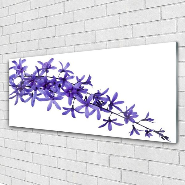 Tablouri acrilice Flori Floral violet