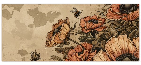 Tablou - Pajiștea albinelor II. (120x50 cm)