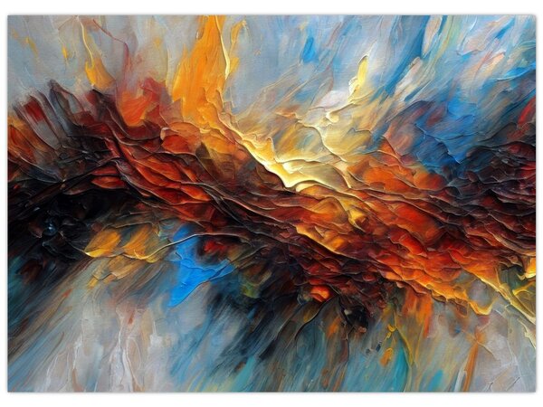 Tablou - Textura culorii (70x50 cm)