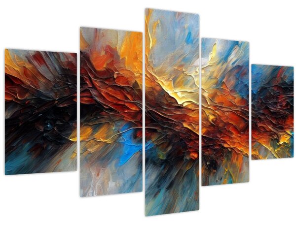 Tablou - Textura culorii (150x105 cm)