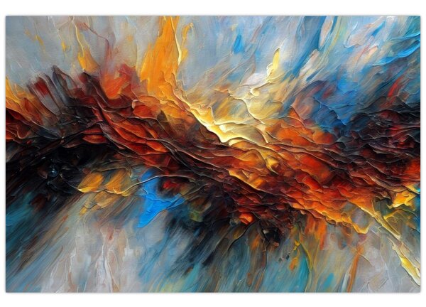Tablou - Textura culorii (90x60 cm)