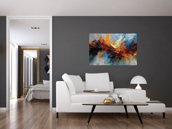 Tablou - Textura culorii (90x60 cm)