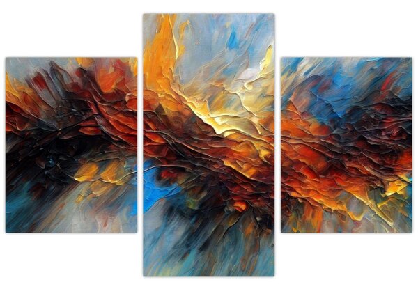 Tablou - Textura culorii (90x60 cm)