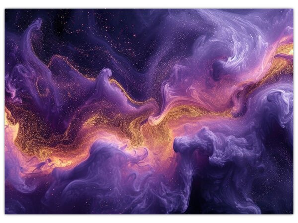 Tablou - Nebuloasa purpurie (70x50 cm)