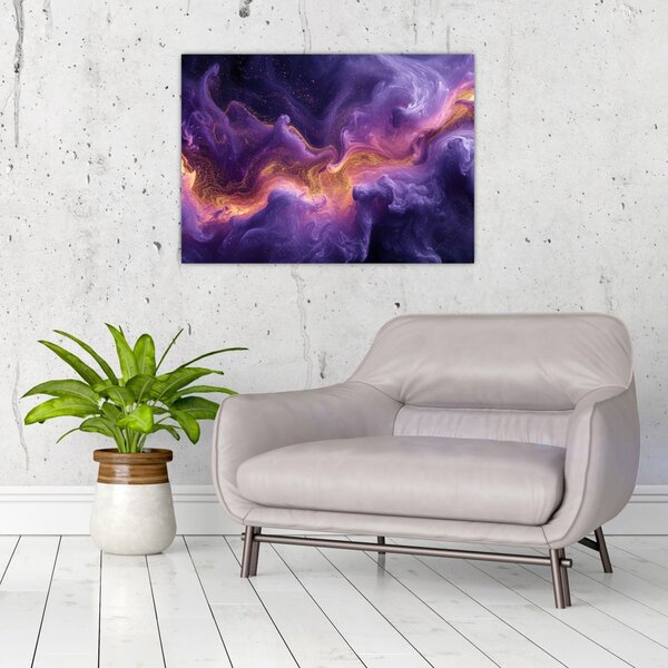 Tablou - Nebuloasa purpurie (70x50 cm)