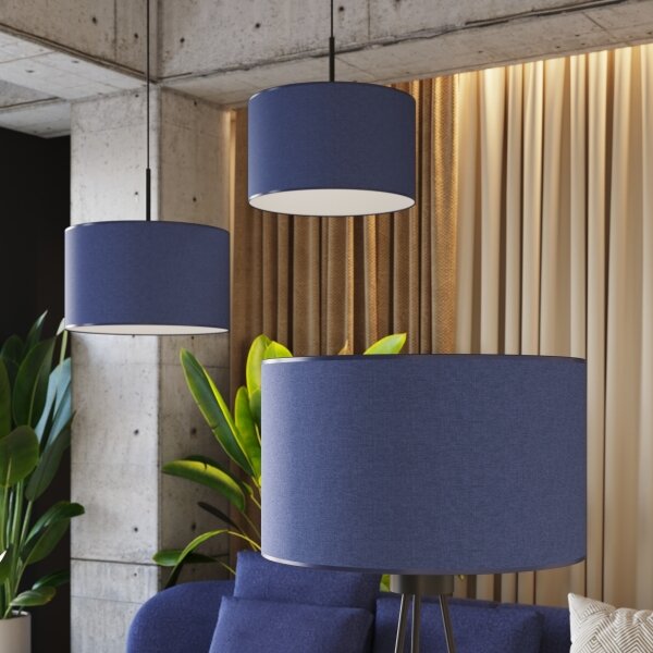 Sollux SL.1855 - Lampadar NEVIA 1xE27/15W/230V albastru