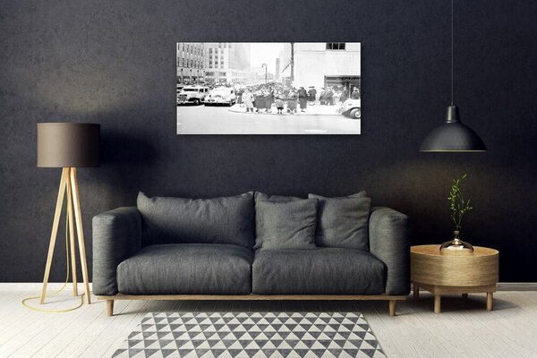 Tablouri acrilice Oraș Case Gray