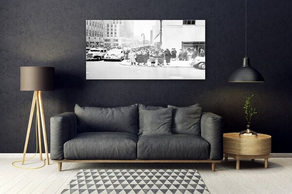 Tablouri acrilice Oraș Case Gray