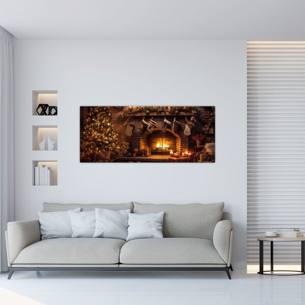 Tablou - Atmosfera de Crăciun (120x50 cm)