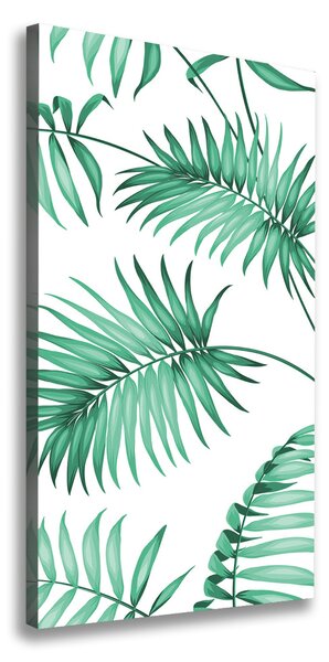 Print pe canvas frunze tropicale