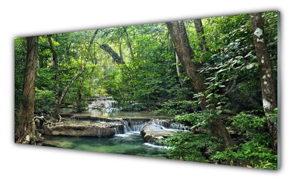 Tablouri acrilice Natural Pădurea Verde Maro