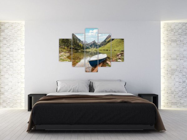 Tablou - Seealpsee, lac din Elveția (150x105 cm)