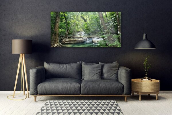 Tablouri acrilice Natural Pădurea Verde Maro