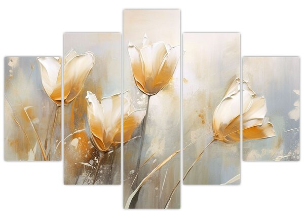 Tablou - Pictura de lalele (150x105 cm)