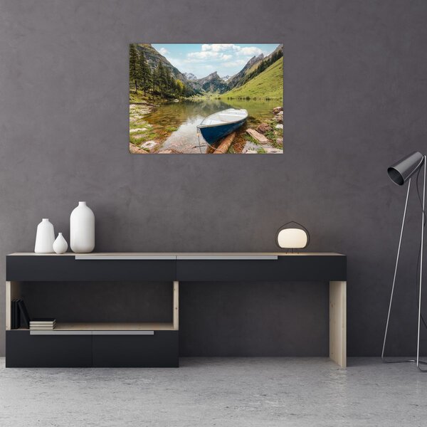 Tablou - Seealpsee, lac din Elveția (70x50 cm)
