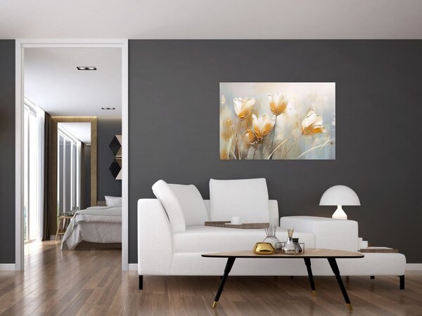 Tablou - Pictura de lalele (90x60 cm)