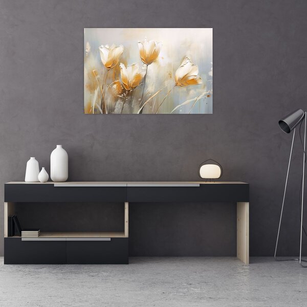 Tablou - Pictura de lalele (90x60 cm)