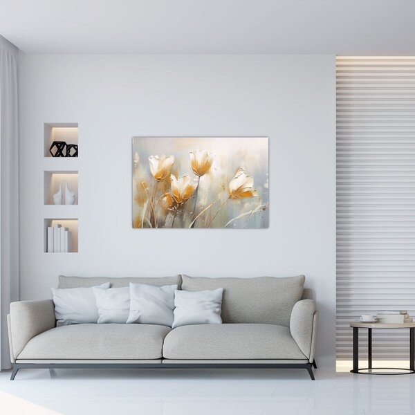 Tablou - Pictura de lalele (90x60 cm)
