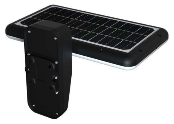 LED lampă solară de perete cu senzor, 15W, 3,2V, 4000K/6000K, IP65, negru