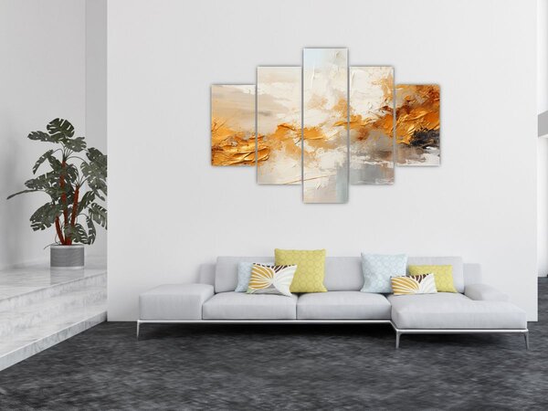 Tablou - Textura aurie (150x105 cm)