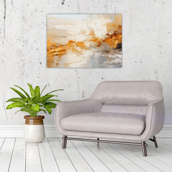 Tablou - Textura aurie (70x50 cm)