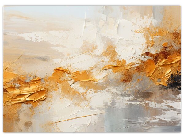 Tablou - Textura aurie (70x50 cm)
