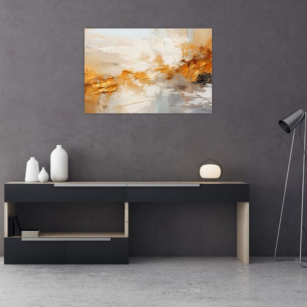 Tablou - Textura aurie (90x60 cm)