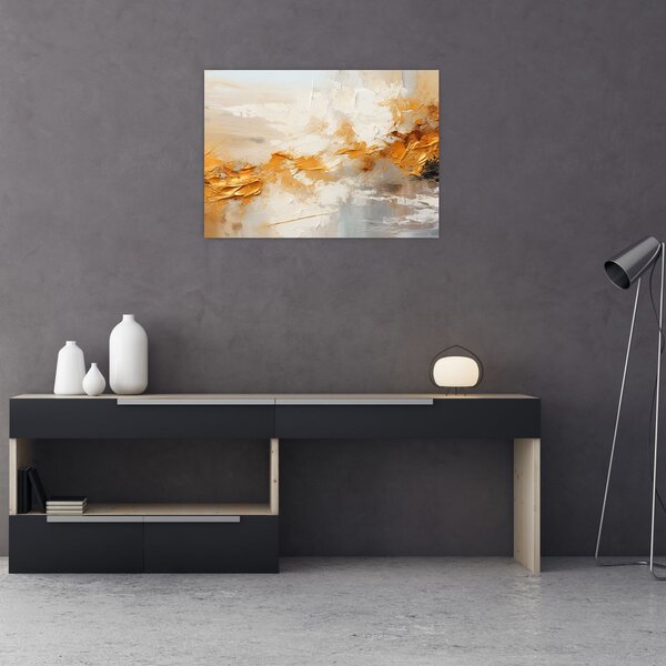 Tablou - Textura aurie (70x50 cm)