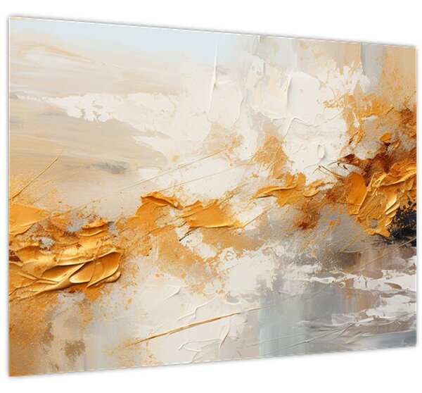 Tablou - Textura aurie (70x50 cm)