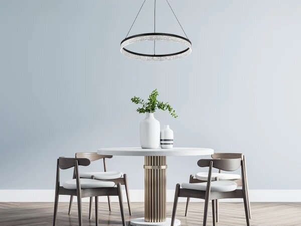 Lustră LED dimabilă pe cablu ALIANZ LED/45W/230V 3000-6000K + telecomandă