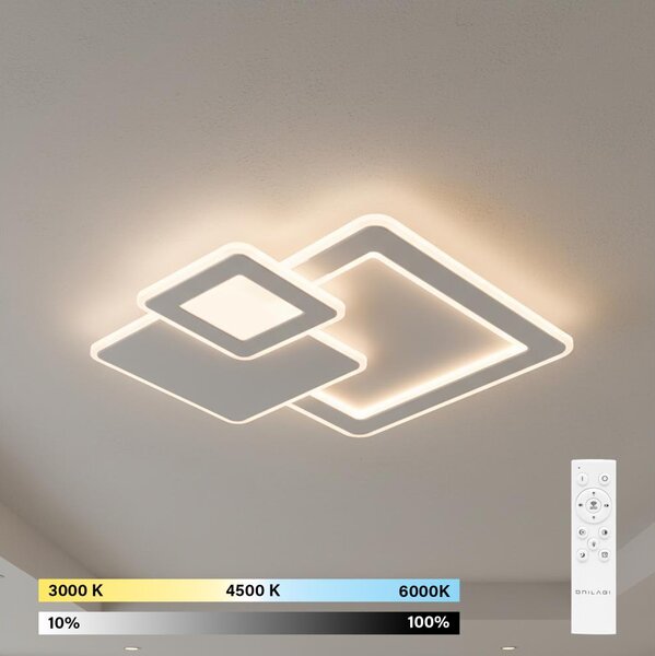 Brilagi - Plafonieră LED dimabilă MODERN LED/93W/230V 3000-6000K + telecomandă