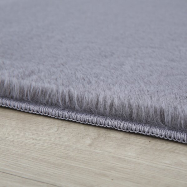 Covor Pouffy V1 Gri 120 x 170cm