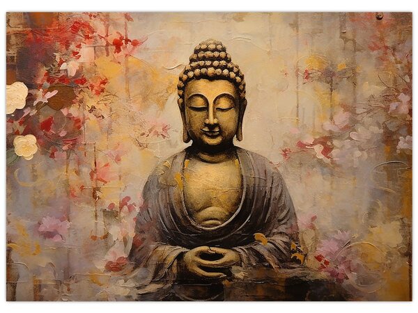 Tablou - Buddha, pictură (70x50 cm)