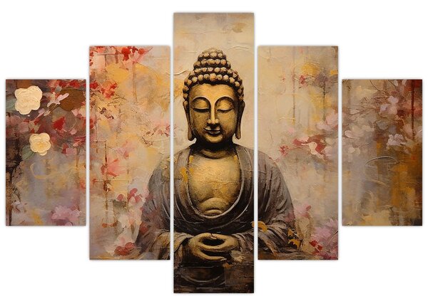 Tablou - Buddha, pictură (150x105 cm)