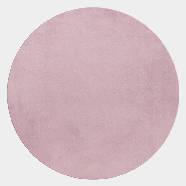 Covor Pouffy V1 Roz 120 x 120cm
