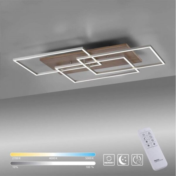 Lustră LED aplicată dimabilă PALMA 3xLED/12W/230V Paul Neuhaus 8330-79 + telecomandă