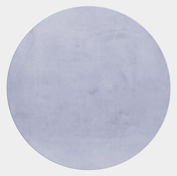 Covor Pouffy V1 Argintiu 120 x 120cm